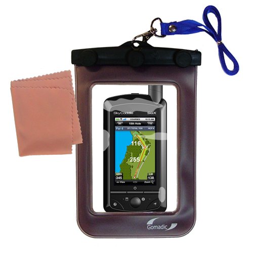 Waterproof Case compatible with the SkyGolf SkyCaddie SGX to use underwater
