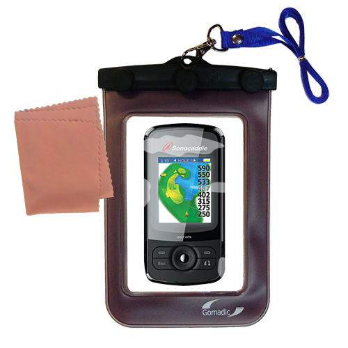 Waterproof Case compatible with the Sonocaddie v300 Plus GPS to use underwater