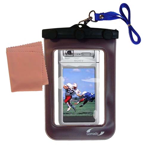 Waterproof Case compatible with the Sony Clie NR70 to use underwater