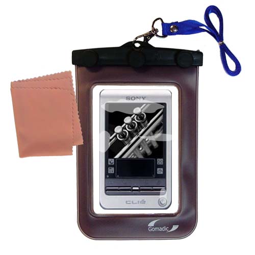 Waterproof Case compatible with the Sony Clie T415 to use underwater
