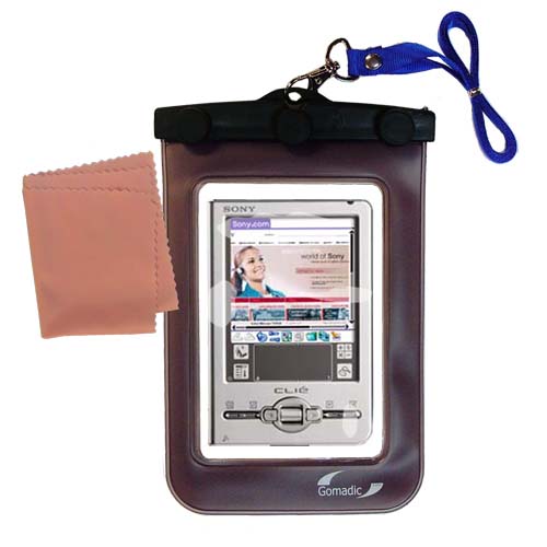 Waterproof Case compatible with the Sony Clie TJ37 to use underwater