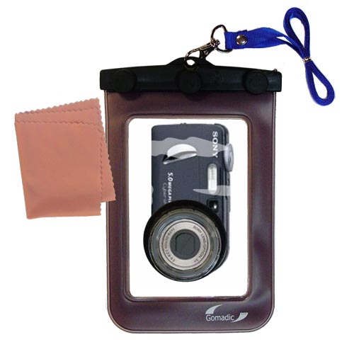 Waterproof Camera Case compatible with the Sony Cyber-shot DSC-P12