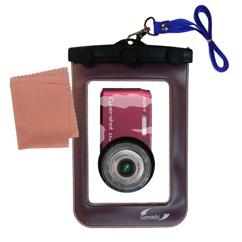 Waterproof Camera Case compatible with the Sony Cyber-shot DSC-P200/R