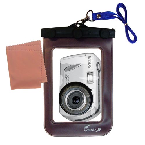 Waterproof Camera Case compatible with the Sony Cyber-shot DSC-P72
