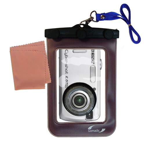 Waterproof Camera Case compatible with the Sony Cyber-shot DSC-S600