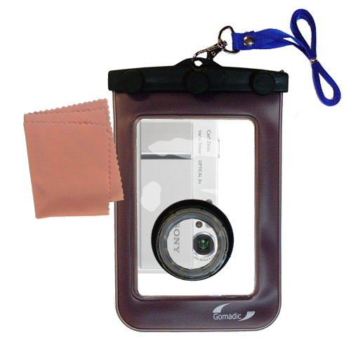 Waterproof Camera Case compatible with the Sony Cyber-shot DSC-T10