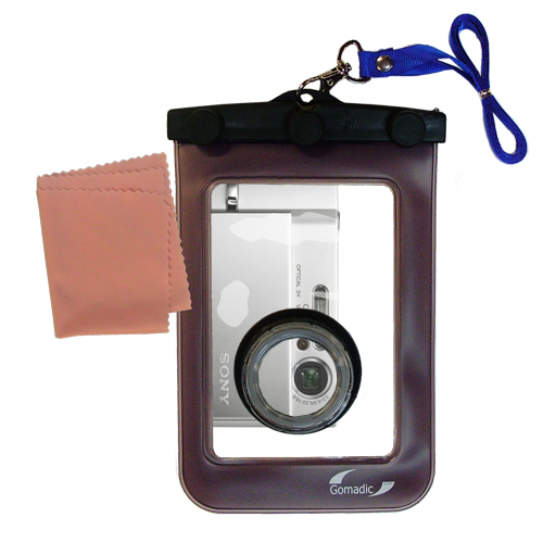 Waterproof Camera Case compatible with the Sony Cyber-shot DSC-T30
