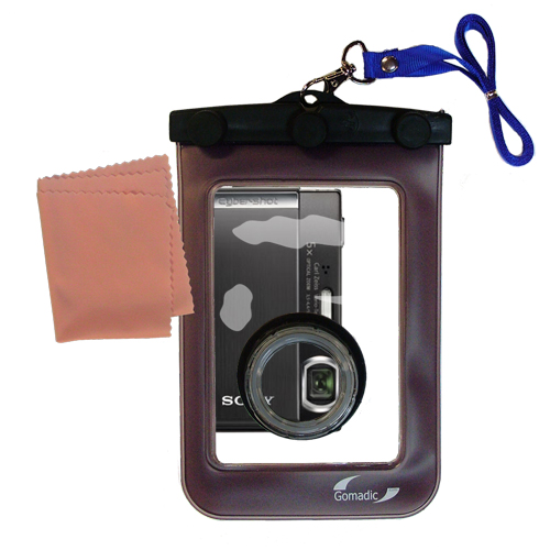 Waterproof Camera Case compatible with the Sony Cyber-shot DSC-T300