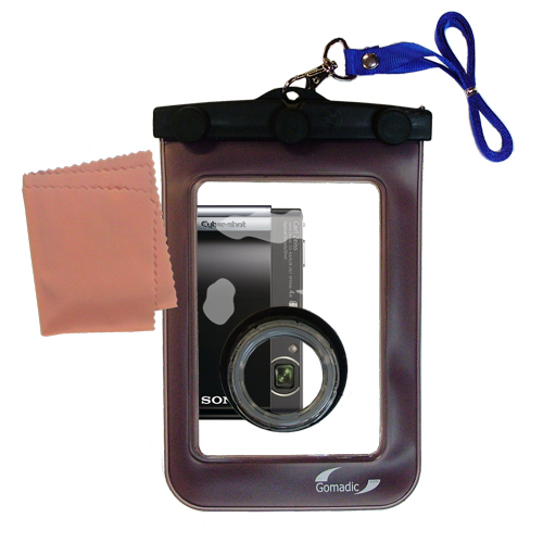 Waterproof Camera Case compatible with the Sony Cyber-shot DSC-T900