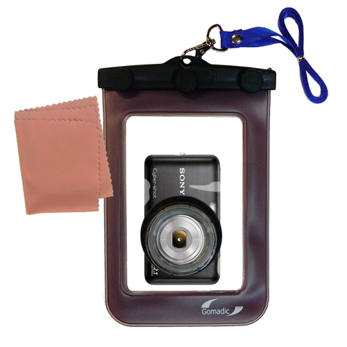 Waterproof Camera Case compatible with the Sony Cyber-shot DSC-W310
