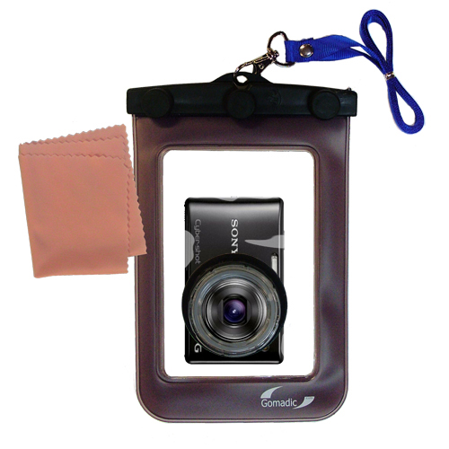 Waterproof Camera Case compatible with the Sony Cyber-shot DSC-W390