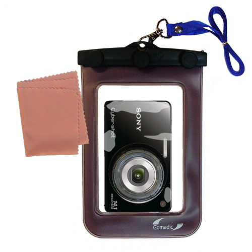 Waterproof Camera Case compatible with the Sony Cyber-shot DSC-W560