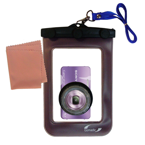 Waterproof Camera Case compatible with the Sony Cyber-shot DSC-W570