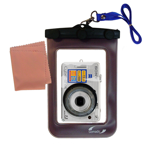 Waterproof Camera Case compatible with the Sony Cyber-shot DSC-W70