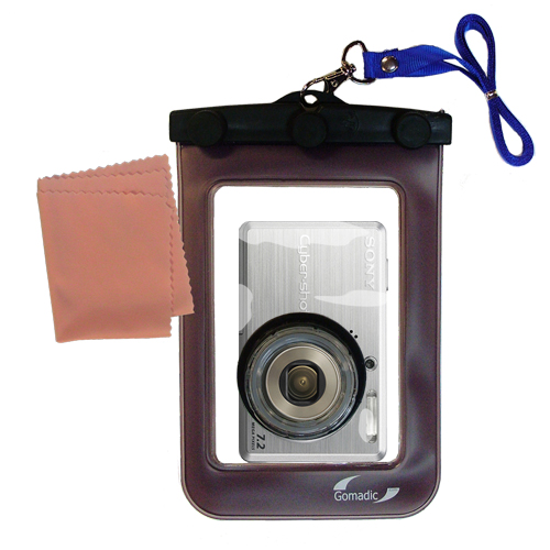 Waterproof Camera Case compatible with the Sony Cyber-shot S750