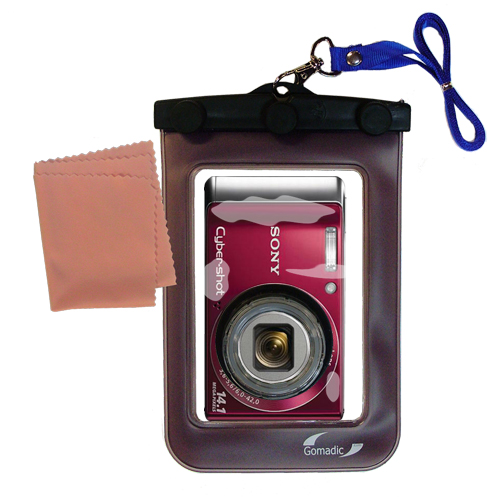 Waterproof Camera Case compatible with the Sony Cyber-shot W370