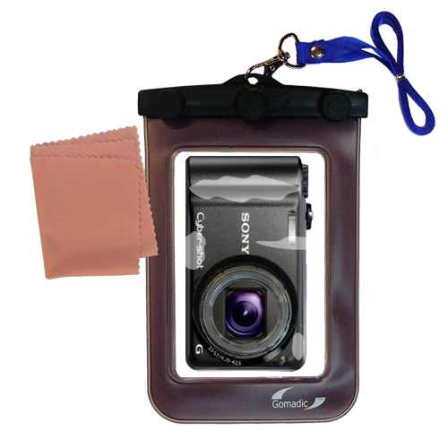 Waterproof Camera Case compatible with the Sony DSC-H55