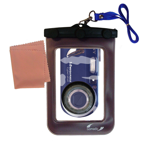 Waterproof Camera Case compatible with the Sony DSC-P12