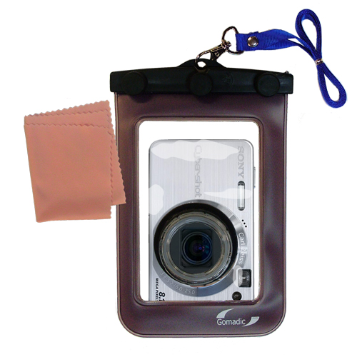 Waterproof Camera Case compatible with the Sony DSC-W150