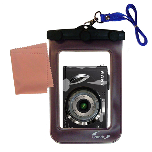 Waterproof Camera Case compatible with the Sony DSC-W17