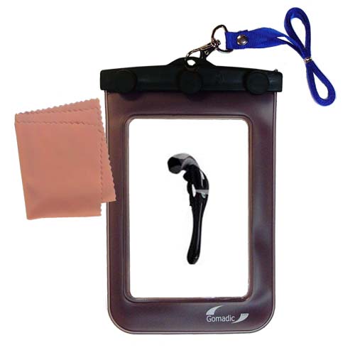 Waterproof Case compatible with the Sony Ericsson Bluetooth Headset HBH-200 to use underwater