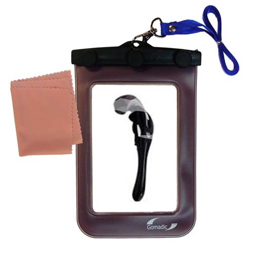 Waterproof Case compatible with the Sony Ericsson Bluetooth Headset HBH-35 to use underwater