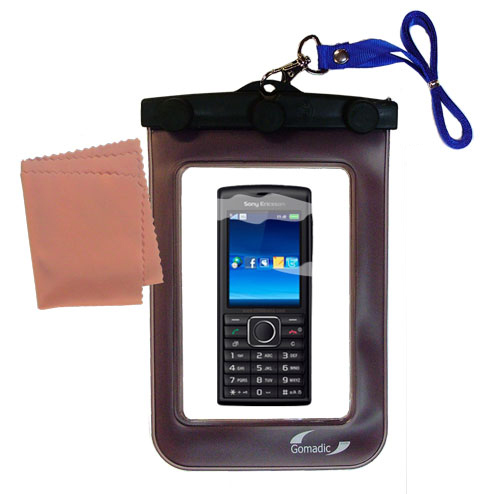 Waterproof Case compatible with the Sony Ericsson Cedar / Cedar A to use underwater