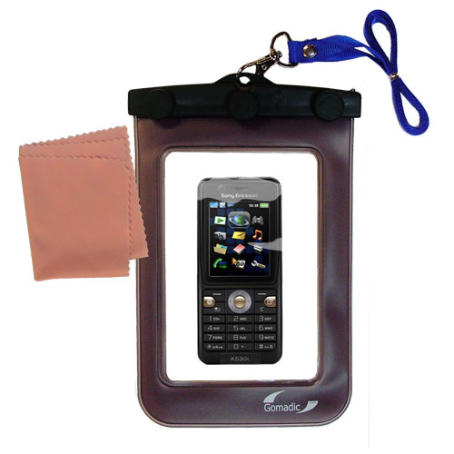 Waterproof Case compatible with the Sony Ericsson K530 to use underwater