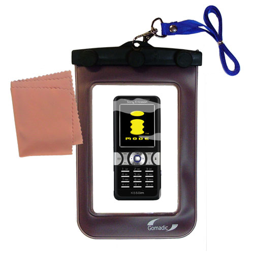 Waterproof Case compatible with the Sony Ericsson k550im to use underwater