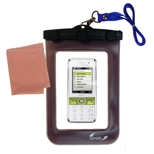Waterproof Case compatible with the Sony Ericsson k660i to use underwater