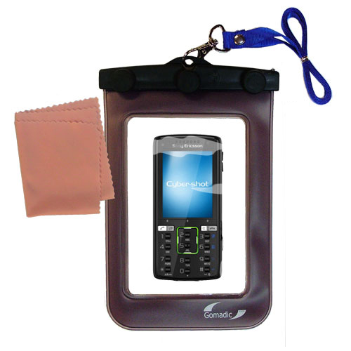 Waterproof Case compatible with the Sony Ericsson K858c to use underwater