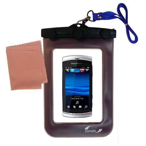 Waterproof Case compatible with the Sony Ericsson Kurara to use underwater