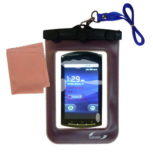 Waterproof Case compatible with the Sony Ericsson LT15i to use underwater
