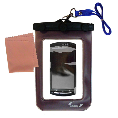 Waterproof Case compatible with the Sony Ericsson MT15i to use underwater