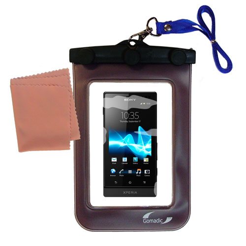 Waterproof Case compatible with the Sony Ericsson MT27i / Pepper to use underwater