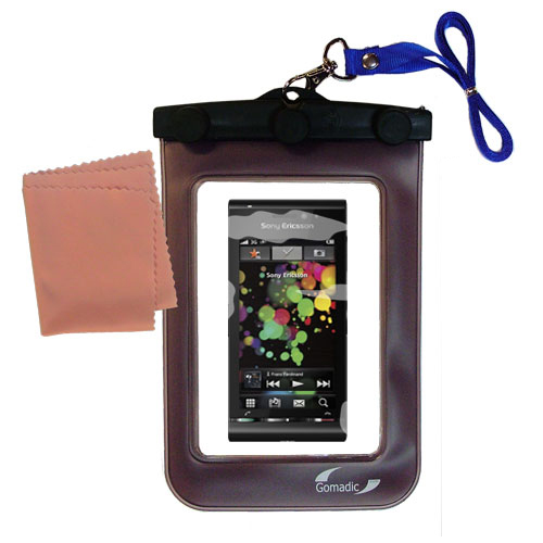 Waterproof Case compatible with the Sony Ericsson Satio / Satio A to use underwater