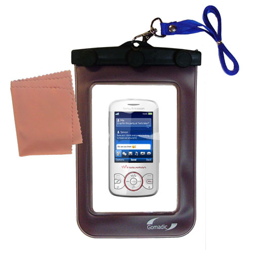 Waterproof Case compatible with the Sony Ericsson Spiro a to use underwater