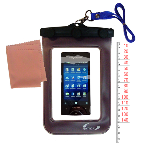 Waterproof Case compatible with the Sony Ericsson ST18i to use underwater