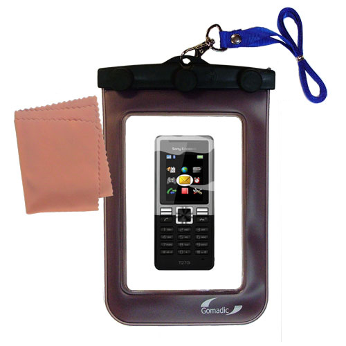 Waterproof Case compatible with the Sony Ericsson T270 to use underwater