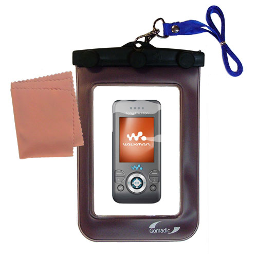 Waterproof Case compatible with the Sony Ericsson W580c to use underwater