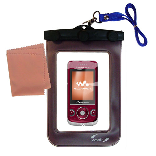 Waterproof Case compatible with the Sony Ericsson w760c to use underwater