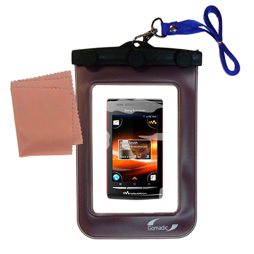 Waterproof Case compatible with the Sony Ericsson W8 Walkman  to use underwater