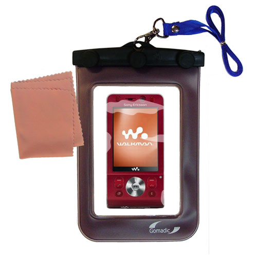 Waterproof Case compatible with the Sony Ericsson w910i to use underwater