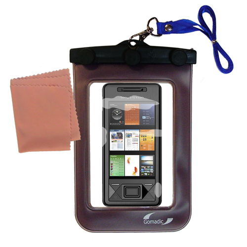 Waterproof Case compatible with the Sony Ericsson Xperia arc to use underwater