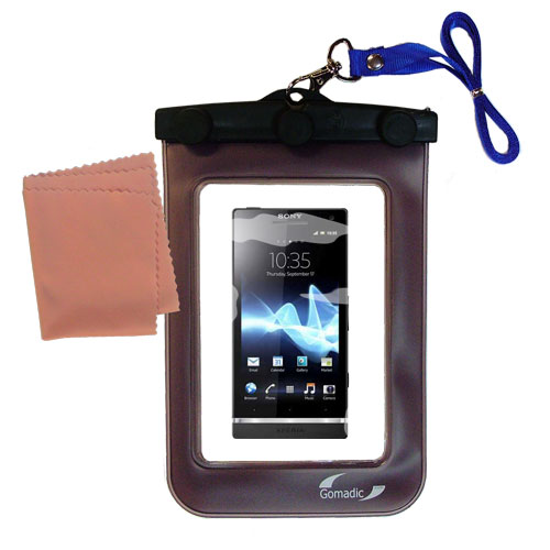 Waterproof Case compatible with the Sony Ericsson Xperia ion to use underwater