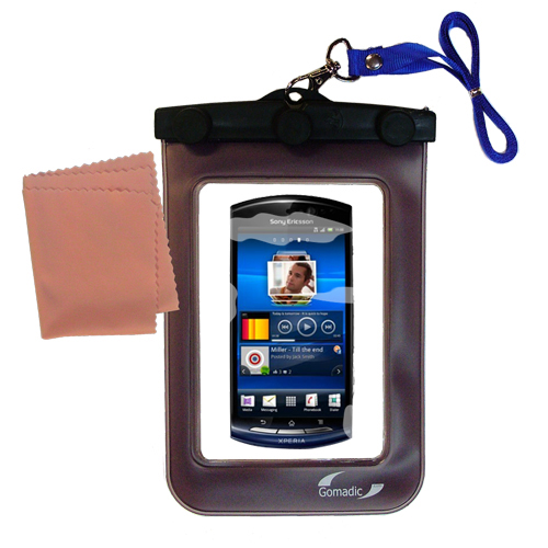 Waterproof Case compatible with the Sony Ericsson Xperia neo V to use underwater