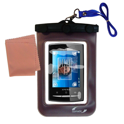 Waterproof Case compatible with the Sony Ericsson Xperia Pro to use underwater