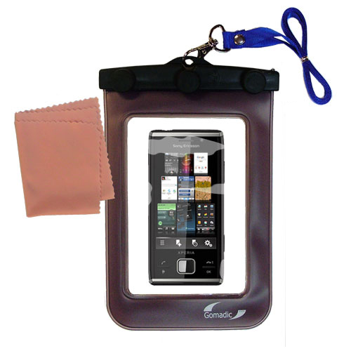 Waterproof Case compatible with the Sony Ericsson XPERIA X2a to use underwater