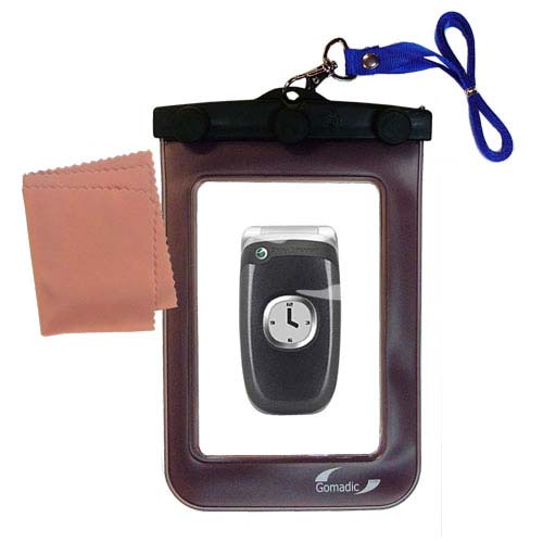 Waterproof Case compatible with the Sony Ericsson Z300a to use underwater