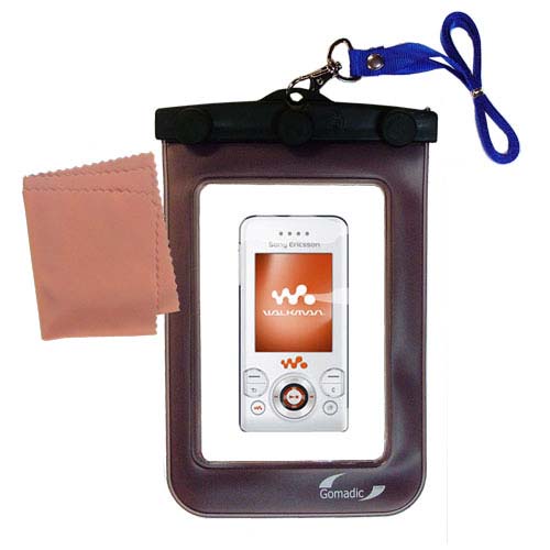 Waterproof Case compatible with the Sony Ericsson Z750a to use underwater